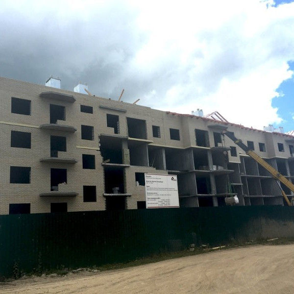 Фотоотчет со строительства ЖК Апрель в июле 2015